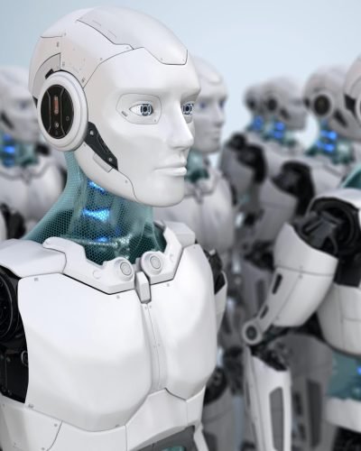 Crowd of robots Crowd of robots